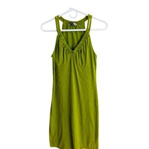 Athleta Racerback Sundress in Green Size Small Tall Length Long